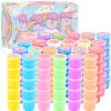 120 Pack Butter Slime Kit, Mini Bulk Slimes for Kids, Soft and Non-Sticky, Slime Party Favors, Goodie Bag Stuffer, Valentines Gifts, Classroom Exchange Prizes, Stress Relief Toys for Girls Boys 4-8 view 1