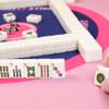 AzulHome American Mahjong Set, 166 Premium White Tiles with Pink Neoprene Mahjong Mat Kit - with 4 Dice, with One Mahjong Storage Case and One Mah jongg Mat Bag - Complete Mahjong Tiles Set view 2