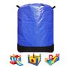 Heavy Duty Water-Resistant Inflatable Bounce House Storage Bag with Drawstring, Flat 39" x 47", for Residential & Commercial Use-Blue view 1