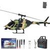 C138 RC Helicopter with 6-axis Gyroscope, 1/30 Scale 2.4G 6CH Remote Control Aircraft with Altitude Hold and Optical Flow Positioning, One-Key Takeoff/Landing, Gift for Adults view 1