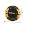 Alasum Poker Coin Chip Protector Metal Accessory for Card Games Souvenir Collectible with Poker Enthusiasts and Players view 2