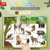 Russian Interactive Sound Book for kids, Interactive Talking Book Birthday Gift for Boys Girls,Russian Autism Toy for Toddler Age 3-5,Russian Language Learning Toy,with 800+ Sounds,15 Topics of Animal view 2