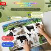Russian Interactive Sound Book for kids, Interactive Talking Book Birthday Gift for Boys Girls,Russian Autism Toy for Toddler Age 3-5,Russian Language Learning Toy,with 800+ Sounds,15 Topics of Animal view 3