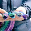 23.6inch 3D Printed Snake Models,Movable Teeth,Flexible Joint Animal lacertid Figurines, Stress Relief, Fidget restlessness, ADHD Toys, Surprise Fantasy Gifts (ColorC) view 4
