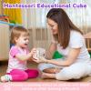 SOCBTNSO Busy Cube Toy for 1 Year Old Girl Gifts, Montessori for Baby Girl, Travel Sensory Toys for Toddlers 1-3, Learning Fine Motor Skills| 1st Birthday Girl Gifts 12 Months view 2