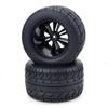 4PCS 115MM Tires Wheels 12mm Hub Hex Suitable Compatible with 1/10 RC Buggy Car XS TM Flux ZD Racing LRP 10030 Compatible Models view 4