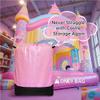 Heavy Duty Water-Resistant Inflatable Bounce House Storage Bag with Drawstring, Flat 39" x 47", for Residential & Commercial Use-Pink view 4