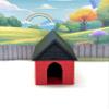 3D Printed Dog with Dog House, 3.5" Articulated Pitbull Puppy Animal, Man's Best Friend, Fidget Animal Toy, Office and Home Decor - ADSET3-PIT-RH view 2