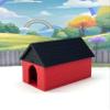 3D Printed Dog with Dog House, 3.5" Articulated Pitbull Puppy Animal, Man's Best Friend, Fidget Animal Toy, Office and Home Decor - ADSET3-PIT-RH view 3