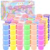 120 Pack Cloud Slime Kit, Mini Bulk Slimes for Kids, Soft and Non-Sticky, Slime Party Favors, Goodie Bag Stuffer, Valentines Gifts, Classroom Exchange Prizes, Stress Relief Toys for Girls Boys 8-12 view 1