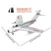 Colaxi 1:48 Fighter Building Kits DIY Airplane Handcrafts Assemble Birthday Gift Desk Decor 3D Puzzles Children Assembly Model Kits, Style B view 3