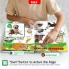 biidi English & Russian Bilingual Interactive Sound Book for Toddler 3-5,40 Songs&30 Stories,Rechargeable Talking Book,Learing Toy for Kids,Boys Girls Birthday, 1600+ Sounds,171 Animals view 2