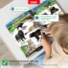 biidi English & Russian Bilingual Interactive Sound Book for Toddler 3-5,40 Songs&30 Stories,Rechargeable Talking Book,Learing Toy for Kids,Boys Girls Birthday, 1600+ Sounds,171 Animals view 3