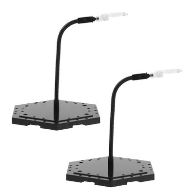 FOYTOKI 2pcs Adjustable Action Figure Display Stand Snake Model Holder for Hg Rg Figures Versatile Support with Compatibility and Reliable Stability