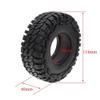 1.9 Inch 1/10 Scale RC Crawler Wheel Rims and 115MM Tires Compatible with RC Rock Crawler Accessories view 2