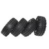 1.9 Inch 1/10 Scale RC Crawler Wheel Rims and 115MM Tires Compatible with RC Rock Crawler Accessories view 3