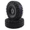 1.9 Inch 1/10 Scale RC Crawler Wheel Rims and 115MM Tires Compatible with RC Rock Crawler Accessories view 4
