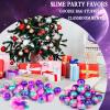 24 Pack Galaxy Slime Balls for Kids - Stretchy, Non-Sticky, Mess-Free Stress Relief Toys, Halloween Christmas Party Favors, Classroom Rewards, Goodie Bag Stuffers for Boys & Girls view 3