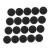 FOYTOKI 20pcs Piggy Bank Bottom Stoppers Black Rubber Replacement Covers Inner Diameter and Fit for Fixing Lidless Coin Banks and Covering view 1