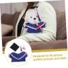 Cabilock Graduation Bear Doll Outfit Plush Gown Cap Compact Size Effortless Dressing for Celebration view 3