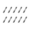 10PCS RC Toy Pushrod Connector Double End Threaded Rod Stainless Steel Rod Linkage for RC Airplane Helicopter Car Boat DIY Model Toy Parts (M4X25mm) view 1