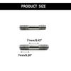 10PCS RC Toy Pushrod Connector Double End Threaded Rod Stainless Steel Rod Linkage for RC Airplane Helicopter Car Boat DIY Model Toy Parts (M4X25mm) view 3