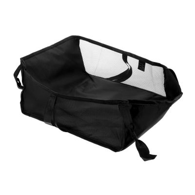 Abaodam Stroller Storage Basket Durable under Stroller Organizer Bag for Supplies and Groceries Easy Attachment Compatible with Pushchairs Black Without Base