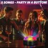 A AIFAMY Disco Dance Button with 5 Songs Funny Buttons for Party Supply Desk Toys for Office Coworkers Adults Gag Gifts view 3