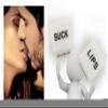 4 pcs English Fun White Couple dice - 36 Ways to Play - Acrylic (White) view 2