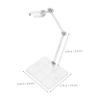 KONTONTY 3pcs Transparent Acrylic Action Figure Stand for Doll Display Miniature Mannequin Holder Stylish Collectible Organizer for Home and Retail Use view 2