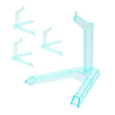 Alasum 4pcs Doll Model Display Stand Plastic Action Figure Holder for Compatible Models Easy Assembly Bracket for Enhanced Visual Appeal Collectible Showcase