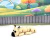 3D Printed Dog with Dog House, 3.5" Articulated French Bulldog Animal Fidget Toy, Man's Best Friend, Fidget ADHD Autism Toy, Office and Home Decor - ADSET1-FB-PH view 4