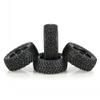 4Pcs 75mm Rubber Off-Road Wheel Rim and Tires Compatible with MN99S 144001 RC Car Compatible with Rally Climbing view 2