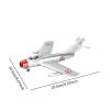 Colaxi 1:48 Fighter Building Kits DIY Airplane Handcrafts Assemble Birthday Gift Desk Decor 3D Puzzles Children Assembly Model Kits, Style C view 4