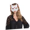 BRIGHTFUFU Diy Blank Cat Mask Set for Painting and Cosplay Soft Felt Fabric with Faux Fur Eye Mesh for Halloween Masquerade Parties and Family Fun Activities view 4