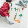 Alasum 4pcs PU Simulation Cheese Pizza Slices Model Realistic Pretend Food Props for Kitchen Play and Pizza Party Decoration Fun Kitchen Food Shapes for Imaginative Play view 4