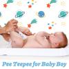 12 Pcs Peepeeteepe for Baby Boy with Storage Bag, Reusable Peepeeteepe Baby Boy with Hang Loop (6 Patterns) view 2