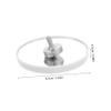 BRIGHTFUFU Metal Gyroscope Fidget Top Toy for Boys and Girls Adults Desktop Spinning Gyro Physics Education Toy Base view 2