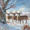 Snowy Deer Family: Premium 200 Piece Jigsaw Puzzle for Adults - Best Challenging Puzzles for Cognitive Workout - Safe Eco-Friendly - Most Popular Leisure Activities (14x10inch) view 1