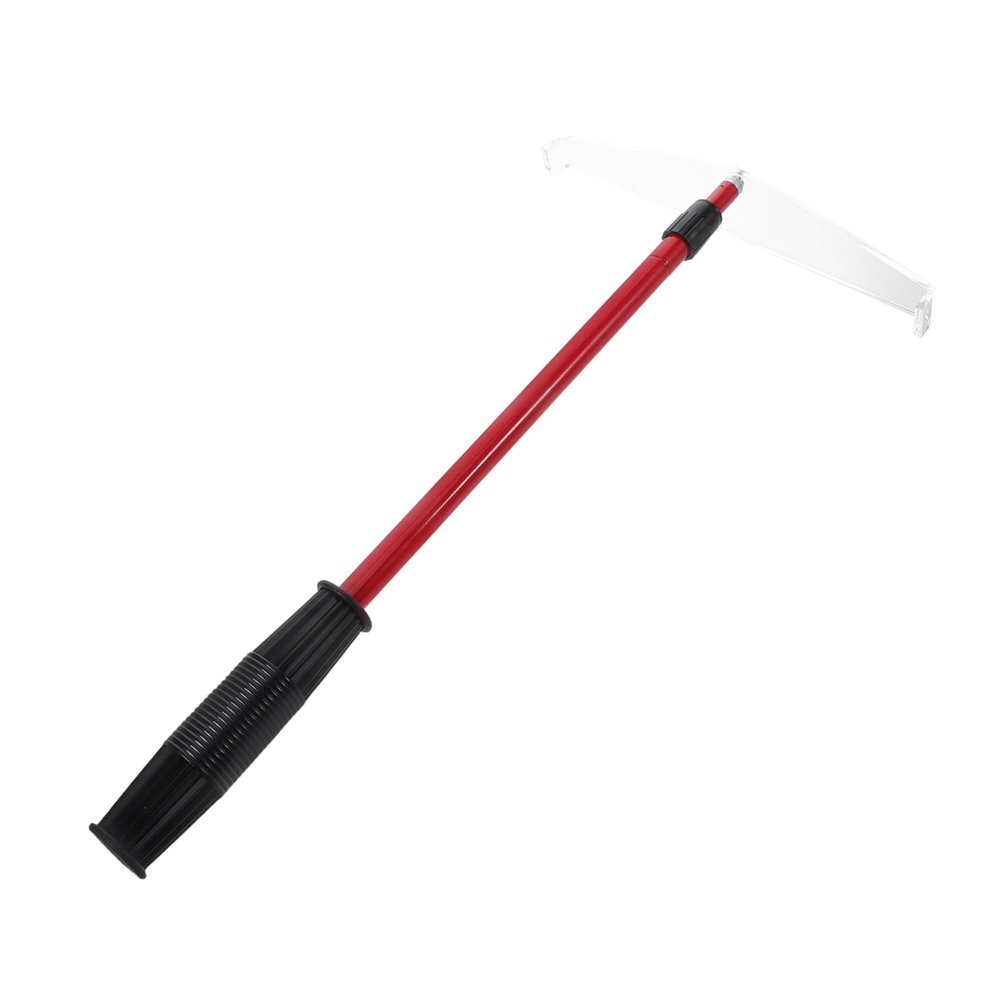 BRIGHTFUFU Telescopic Poker Chip Rake Compact Collector Rod for Effortless Chip Movement Portable Gaming Accessory for Poker and Board Games Red