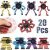 20PCS Robot Fidget Spinner Easter Egg Filler Stuffer Transformable Chain Toy for Kids Adults, DIY Deformable Fidget Bulk, Hand Spinning Desk Toy, Birthday Gift Classroom Prizes Party Favor Supply view 1