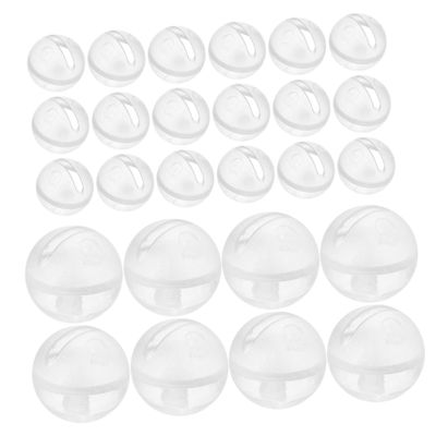 BIUDECO 30pcs Doll Rattle Balls Inserts Noise Maker Fix Repair Toys Rattle Noise Maker Plastic Squeaker Replacement Insert Crafts Accessories