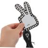 FELTECHELECTR 1set Car Window Finger Light Multi-Function Gesture Hand Signal Lamp USB Powered Tail Light for Enhanced Safety and Interaction Material Compatible Automotive Models view 3