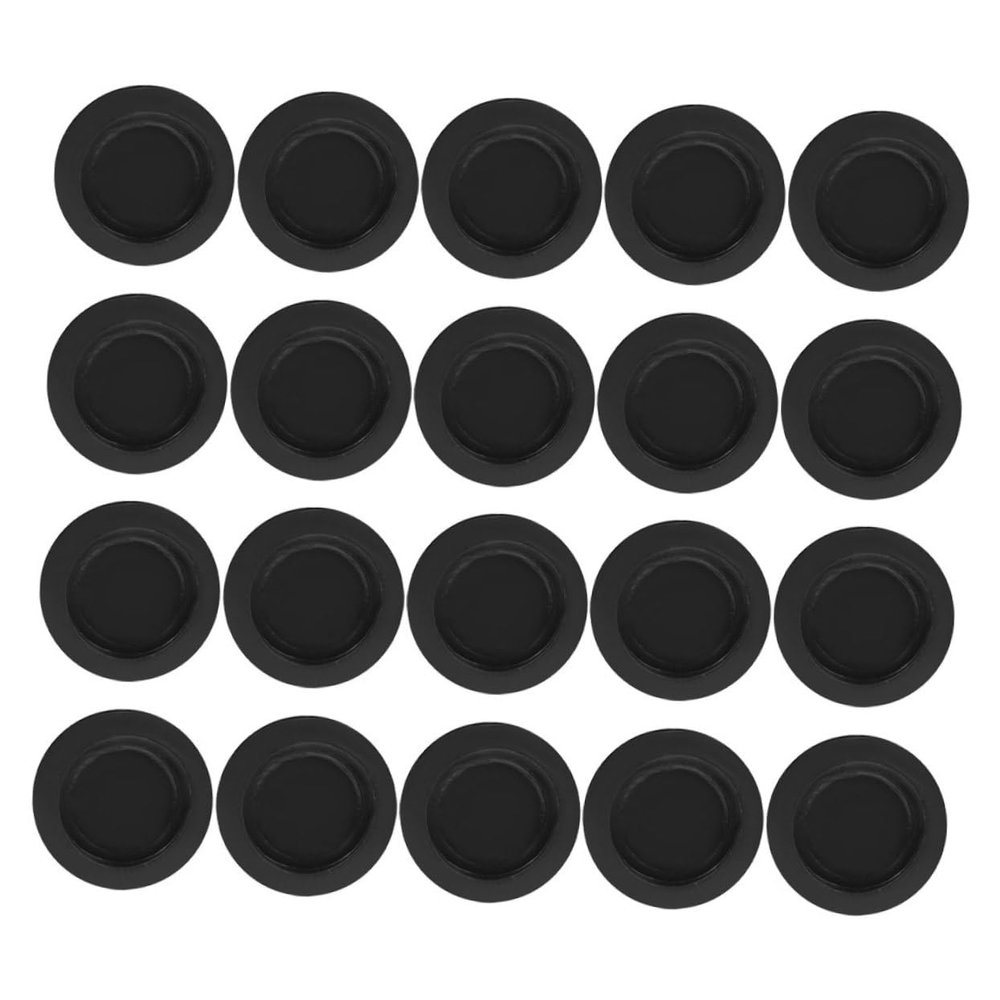 Alasum 20pcs Replacement Money Bank Covers Round Piggy Bank Plugs Savings Box Stoppers Money Saving Box Bottom Covers Easy to Install Fits