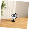 CIYODO Unique Spinning Disco Ball Globe Reflective Office Desk Decor for Men Creative Silver Decorative Globe with Rotatable Feature Cool Desk Accessory for Home and Office view 4
