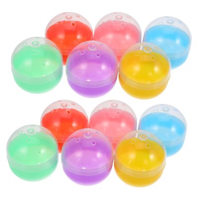 GRIRIW 50pcs Gumball Capsules for Vending Machines Toy Containers for Boys and Girls Parties for Toys for Birthday and Christmas Celebrations