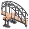 NAMOARLY 2pcs Wooden Train Bridge Track Accessories Engaging Play for Boys and Girls Motor Skills and Creativity Compatible Major Wooden Train for Family Interaction view 3