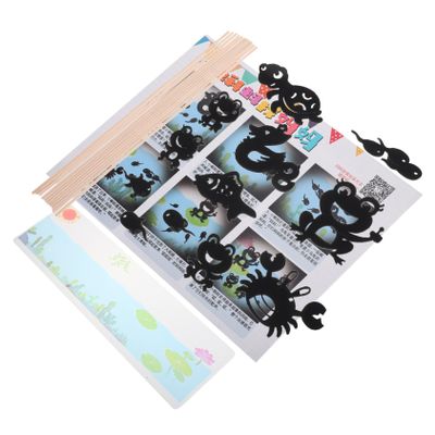 BRIGHTFUFU Educational Puppet Theater Set for Kindergarten Storytelling and Performance Toy Safe Materials