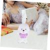 KOMBIUDA 2pcs Plush Bear Doll Costumes Cute Hooded Outfits for Stuffed Animals Soft Plush Clothing & Light Ideal for Doll Dress Up and Pretend Play view 4