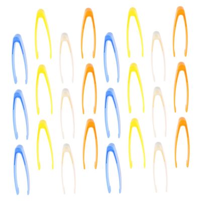 Abaodam 24pcs Boys and Girls Tweezers for Fine Motor Skills Plastic Tongs for Crafting Sensory Bin Tools for Classroom Outdoor Activities and Boy Girl Learning